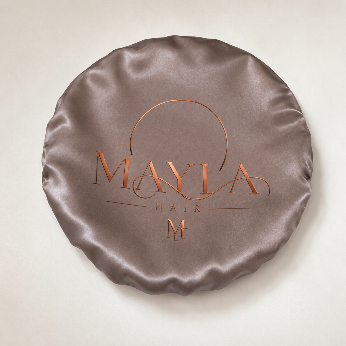 MAYLA Satin Bonnet - CHAMPAGNE NUDE
