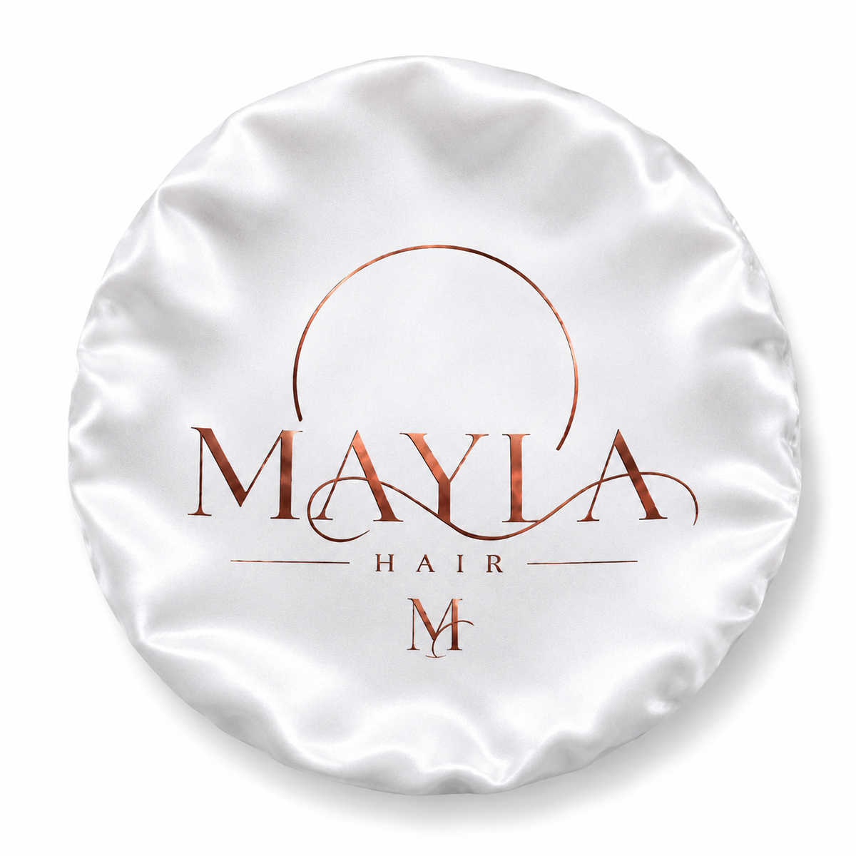 MAYLA Satin Bonnet - BIANCO PERLA