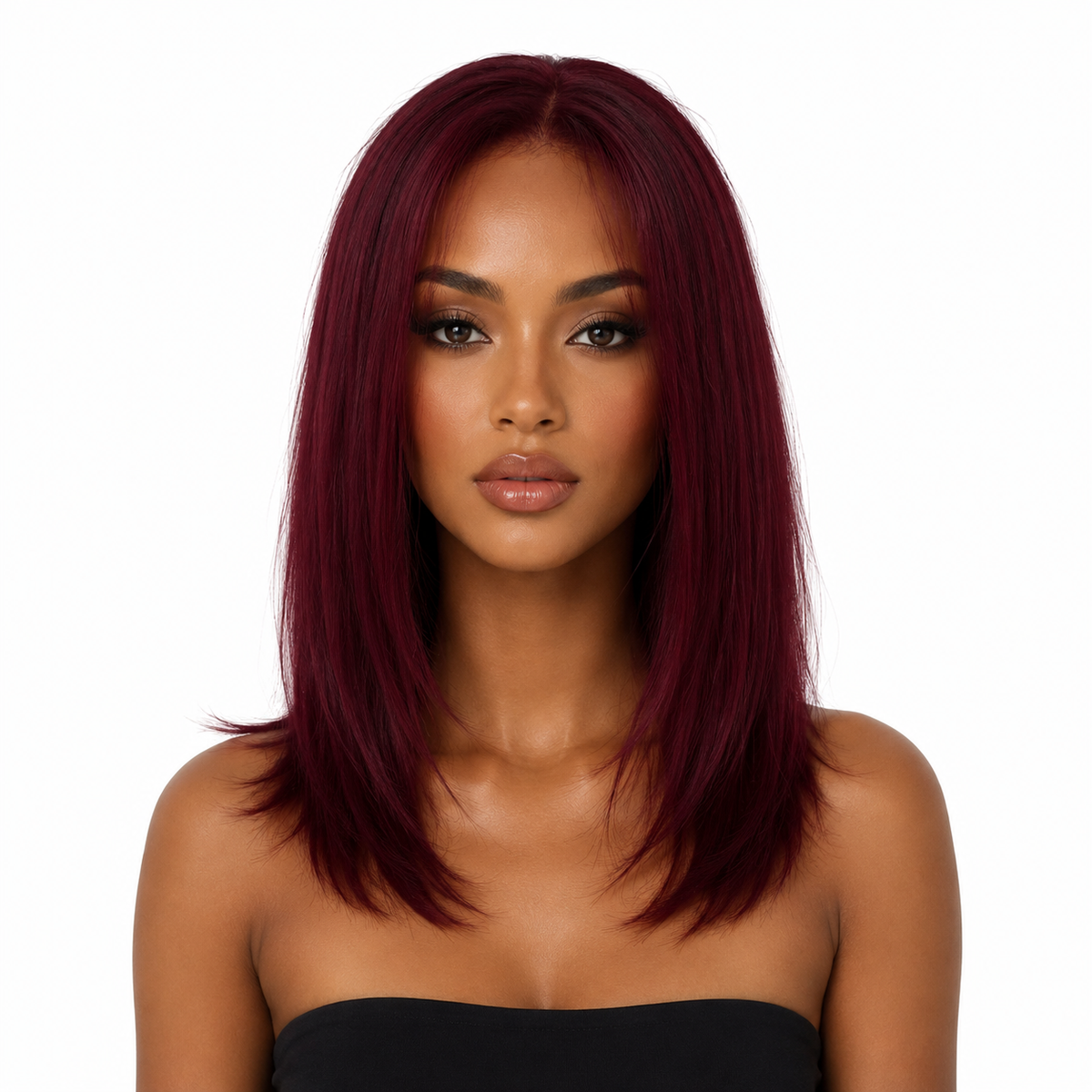 Orange Ginger Red Wig 18”