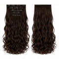 Wavy Clip In Extensions – Synthetic Hair - Colore 1