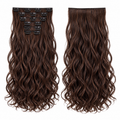 Wavy Clip In Extensions – Synthetic Hair - Colore 3