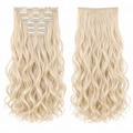 Wavy Clip In Extensions – Synthetic Hair - Colore 4