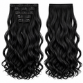 Wavy Clip In Extensions – Synthetic Hair - Colore 5